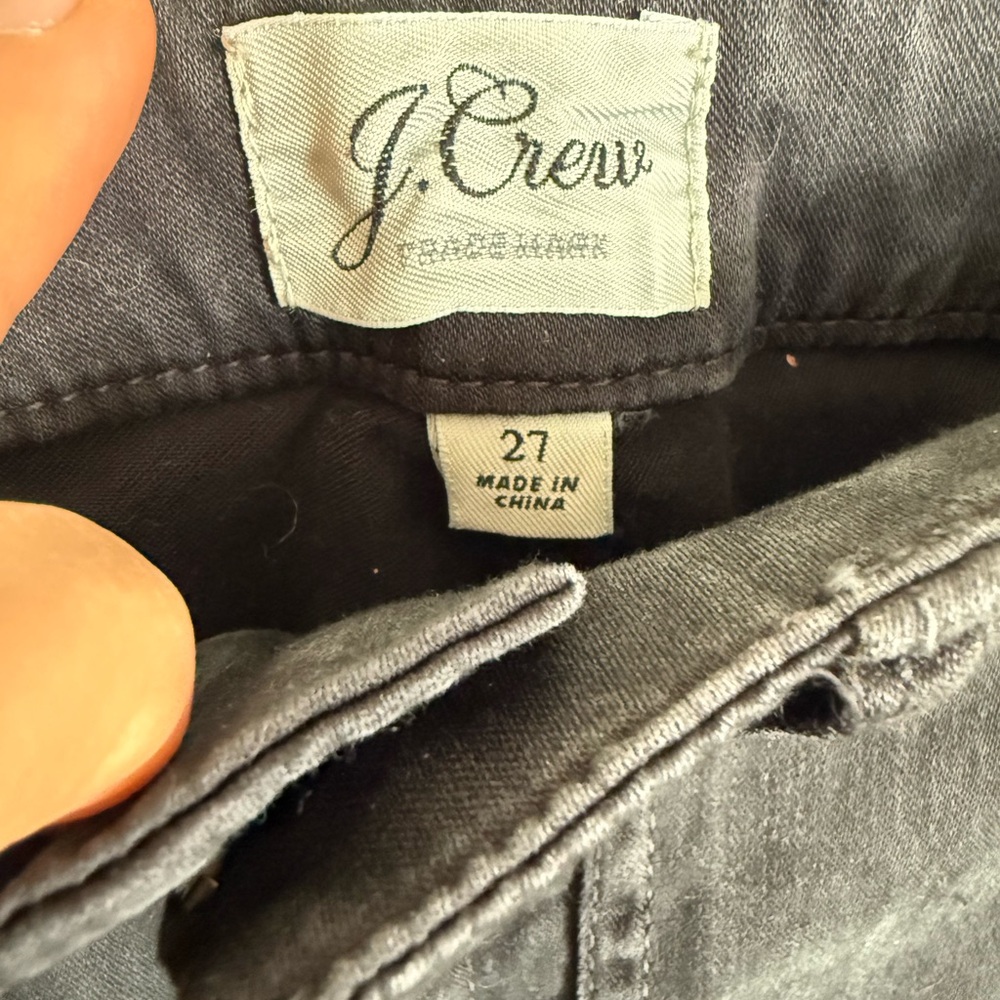 J crew skinny ankle zip pants